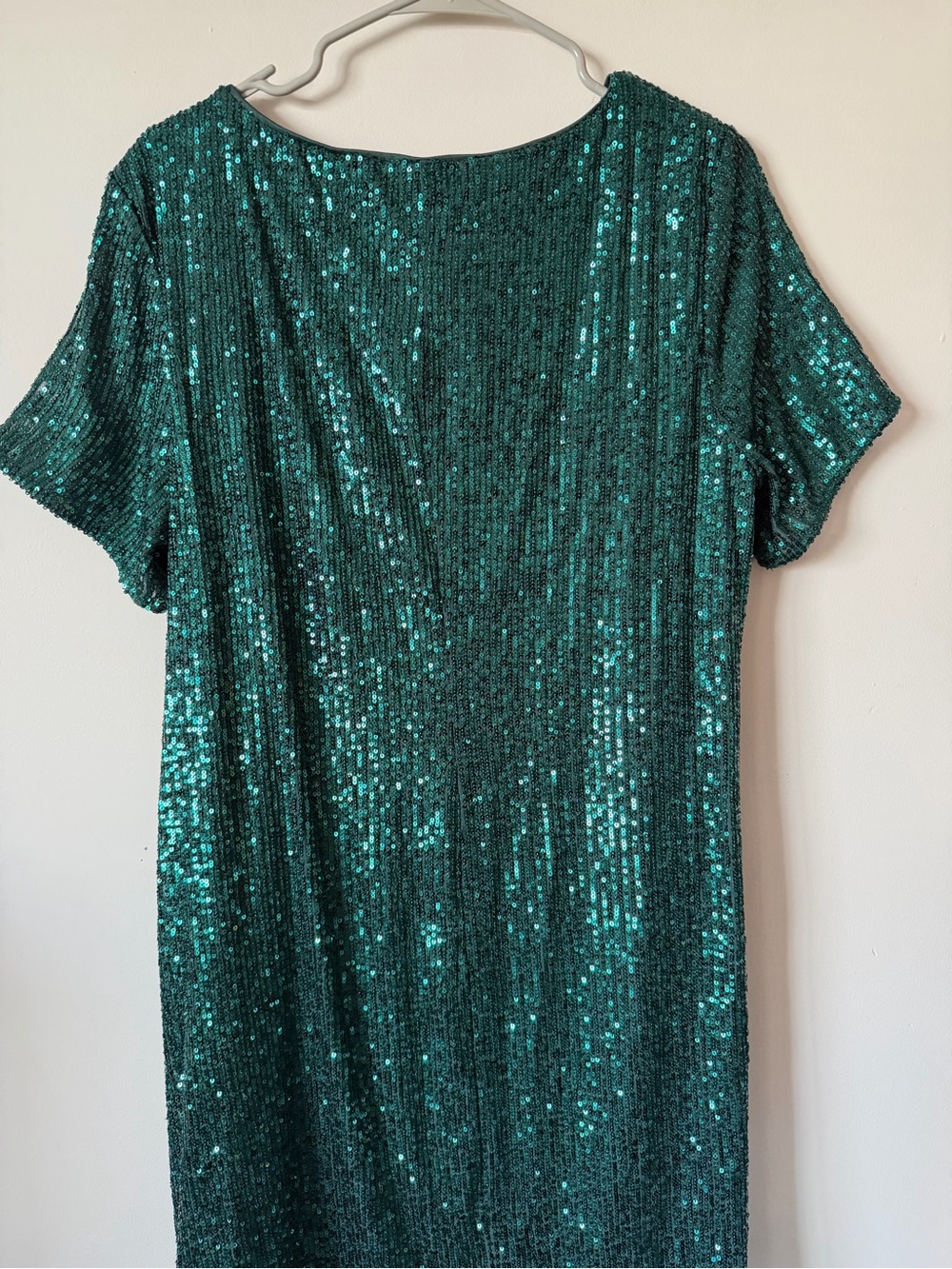 MSK Teal Green Sequin Mini Dress - Picture 7 of 8